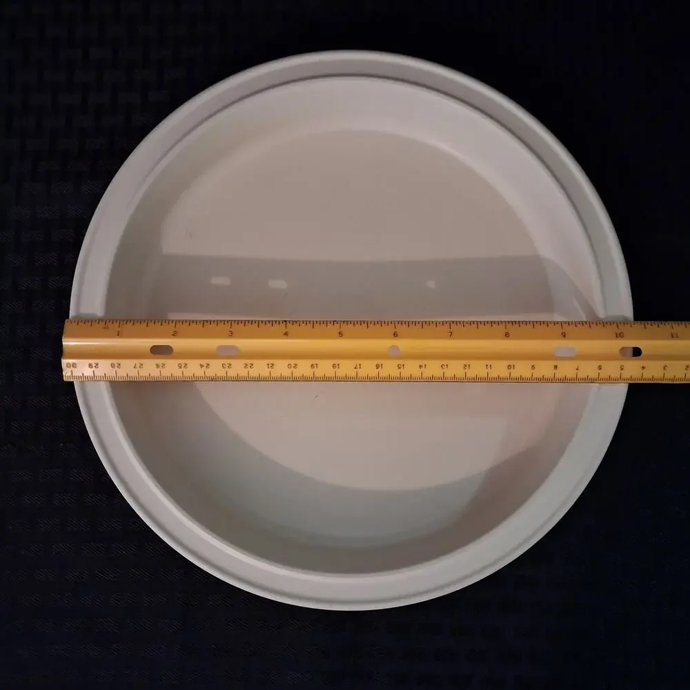 Vintage Tupperware Ultra 21 Ovenware 9” Ribbed Pie Quiche Pan 1766-4 No Lid